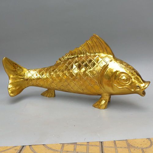 給我一些古銅官銅金龍魚擺件的真品圖片，古銅官銅金龍魚擺件有哪些收藏價值