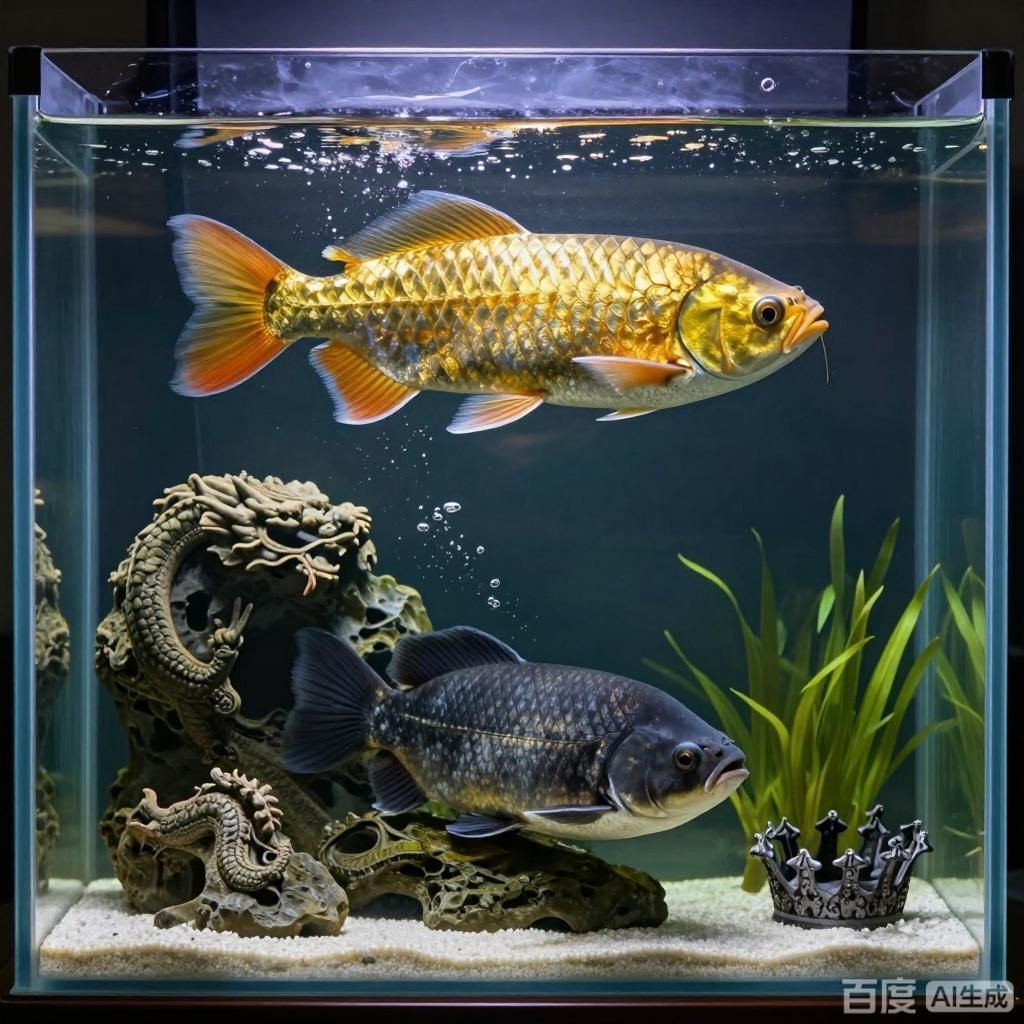 龍魚(yú)和招財(cái)魚(yú)混養(yǎng)需要多大的魚(yú)缸，魚(yú)和招財(cái)魚(yú)混養(yǎng)需要多大的魚(yú)缸，龍魚(yú)和招財(cái)魚(yú)混養(yǎng)有哪些注意事項(xiàng)