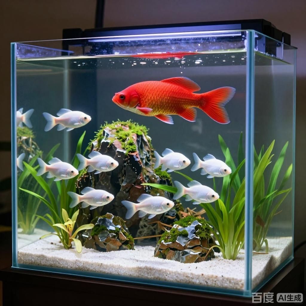 龍魚(yú)和招財(cái)魚(yú)混養(yǎng)需要多大的魚(yú)缸，魚(yú)和招財(cái)魚(yú)混養(yǎng)需要多大的魚(yú)缸，龍魚(yú)和招財(cái)魚(yú)混養(yǎng)有哪些注意事項(xiàng)