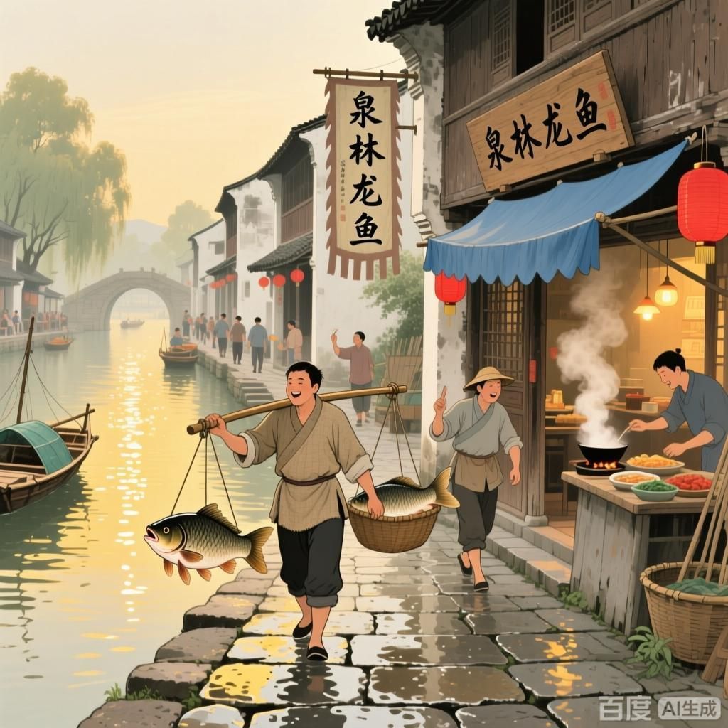 給我一些關于泉林鎮龍魚美食的歷史背景信息，林鎮龍魚美食的歷史背景信息