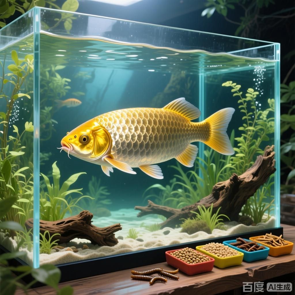 給我推薦一些金頭過背金龍魚的飼料，如何判斷金頭過背金龍魚的健康狀態？