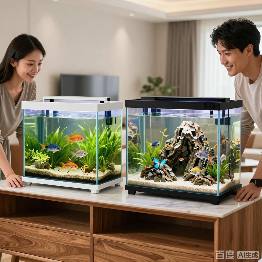 水鴨魚缸和彩蝶魚缸哪個更受歡迎，水鴨魚缸和彩蝶魚缸哪個更受歡迎水鴨魚缸和彩蝶魚缸哪個更耐用