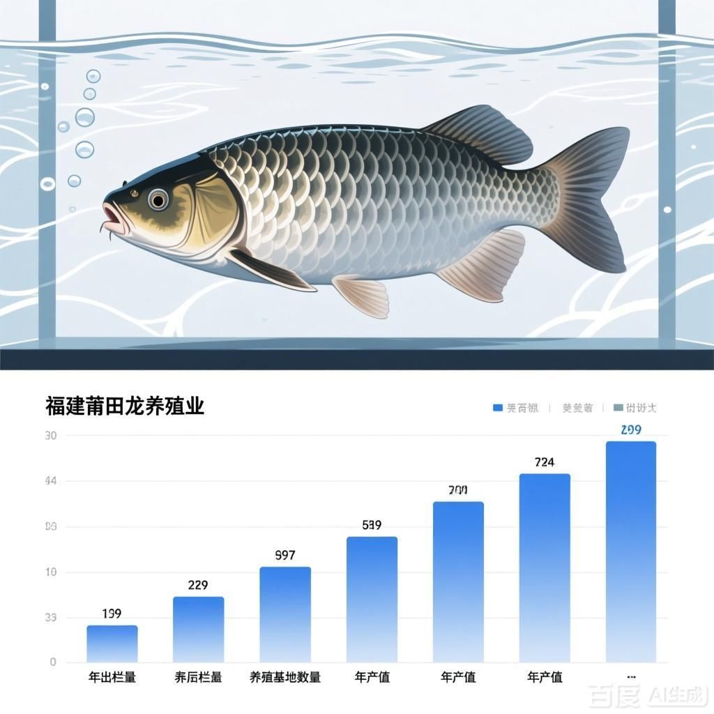 能否提供莆田龍魚養殖業的詳細數據，4張圖圍繞莆田龍魚養殖業展開，