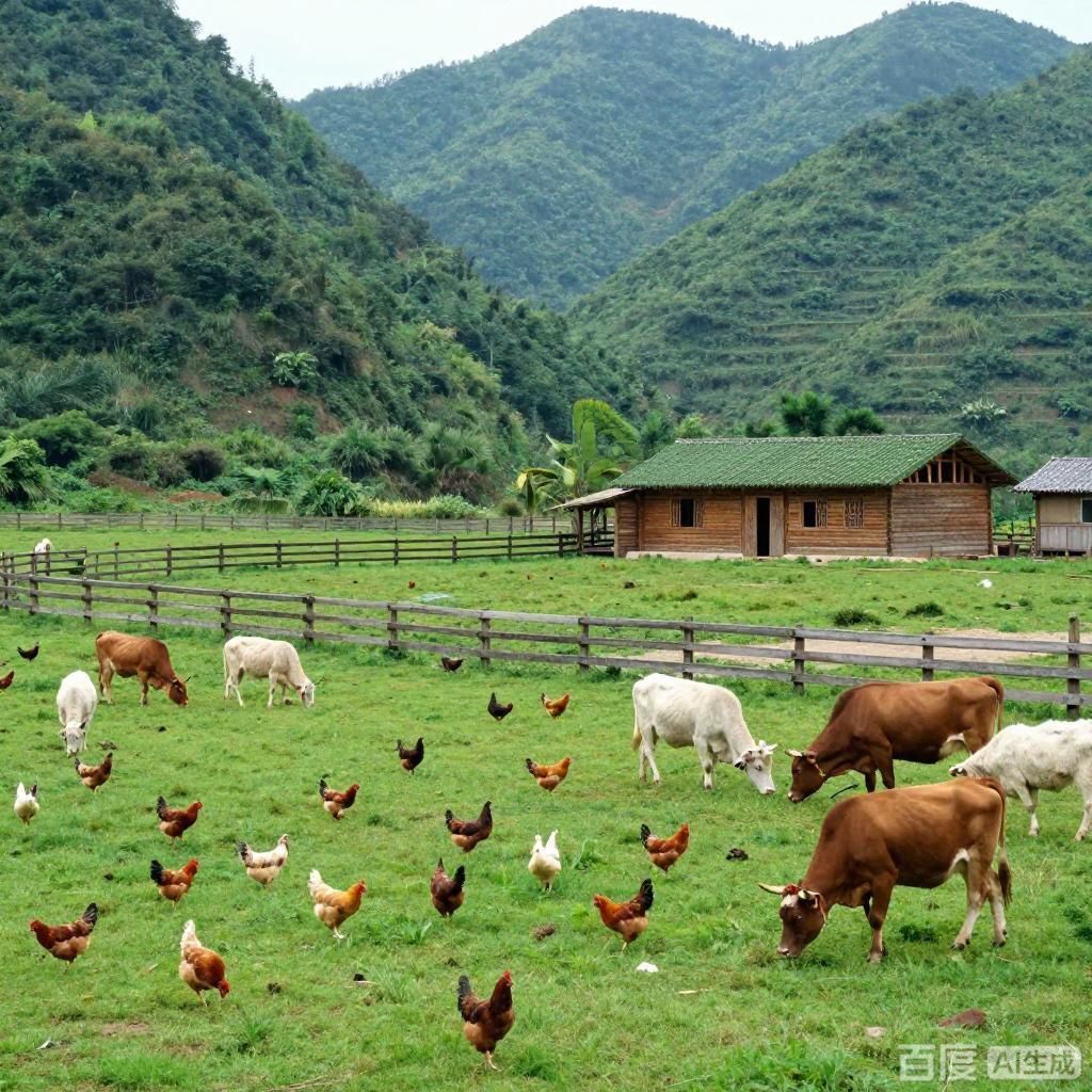 長順地區哪個養殖場最有名，長順縣綠源生態養殖有限公司四張圖圍繞長順知名養殖場