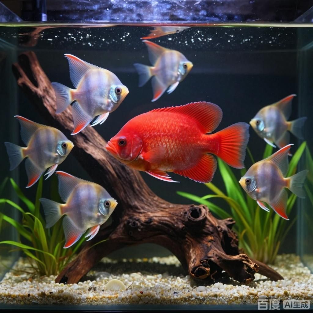 給我推薦一些適合與龍魚混養的魚類，水族箱中的頂級觀賞魚，適合與龍魚混養的魚類推薦 給我推薦一些適合與龍魚混養的魚類，水族箱中的頂級觀賞魚，適合與龍魚混養的魚類推薦 龍魚百科 第2張