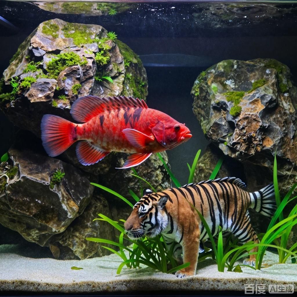 胭脂孔雀龍魚和虎魚混養成功案例，胭脂孔雀龍魚和虎魚混養