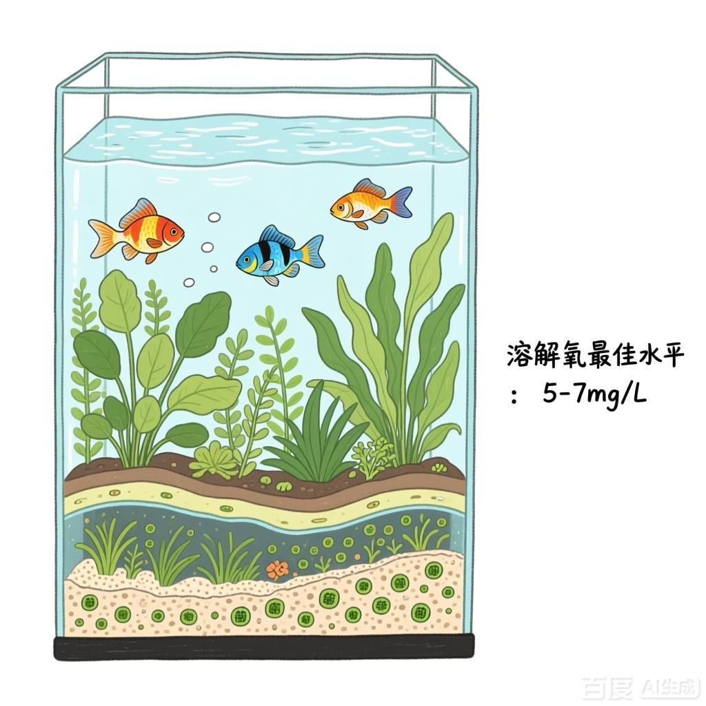 魚缸中溶解氧的最佳水平是多少，魚缸中溶解氧的最佳水平是多少魚缸中溶解氧的最佳水平