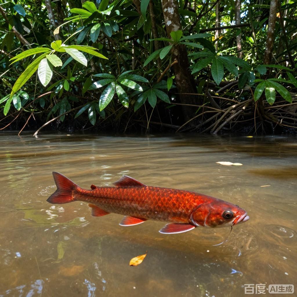 除了東南亞，還有哪些地方產紅龍魚，四張插畫分別展現不同產地紅龍魚的形態特征 除了東南亞，還有哪些地方產紅龍魚，四張插畫分別展現不同產地紅龍魚的形態特征 龍魚百科 第1張