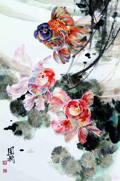 歐武的《金龍魚》有何獨特之處，《金龍魚》系列中哪幅作品最具收藏價值