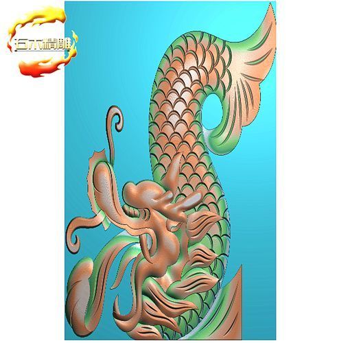有沒有更多現代抽象風格的石雕龍魚圖片，探索現代抽象風格的石雕龍魚