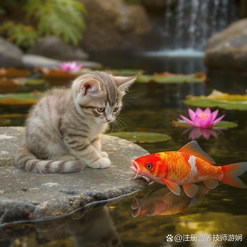 有哪些貓和魚的和諧共處圖片，探索貓與魚的和諧共處