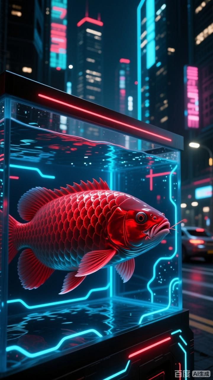 如何制作紅龍魚壁紙，四張不同風格的紅龍魚主題壁紙