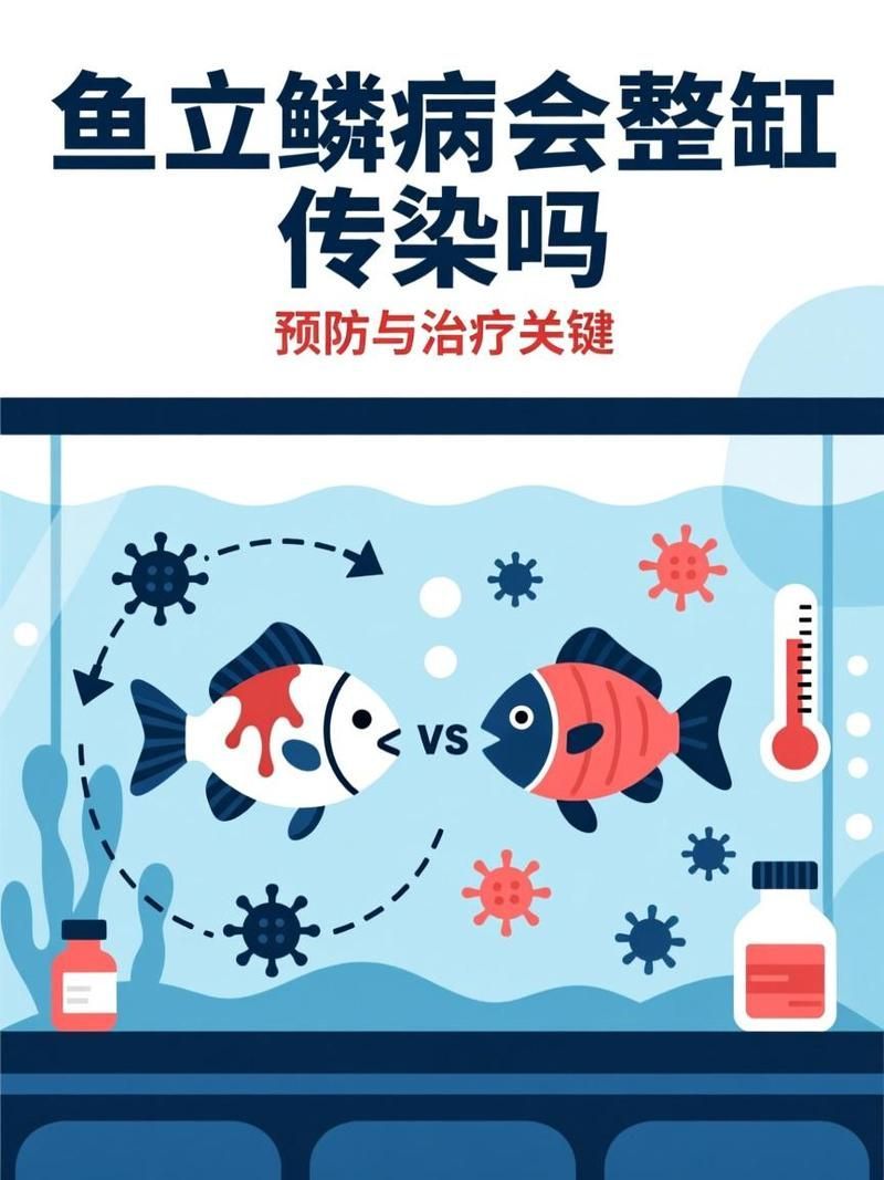 豎鱗病會傳染嗎，豎鱗病會整缸傳染嗎