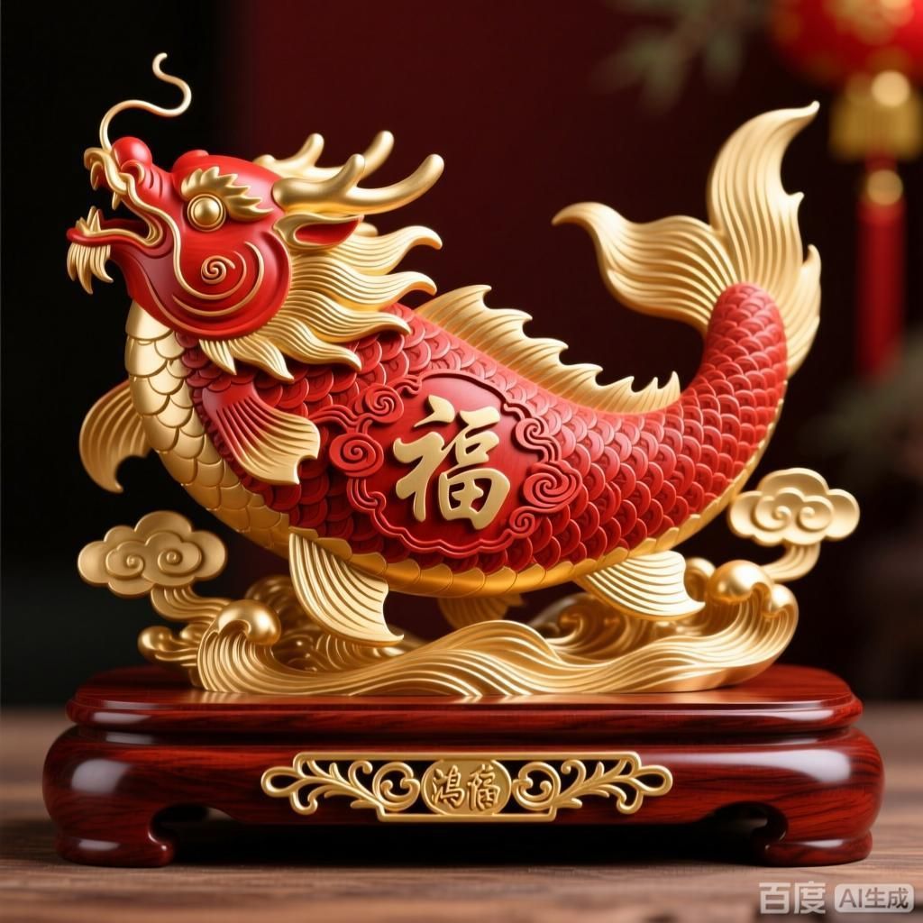 有沒有更多創意設計的鴻福龍魚產品，4款創意鴻福龍魚產品設計圖融入中式吉祥元素融入中式吉祥元素
