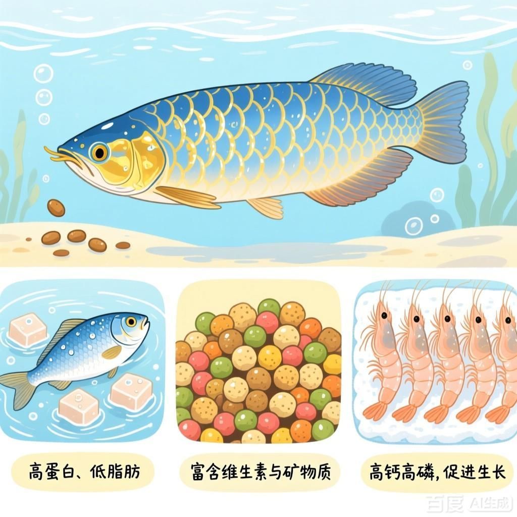 如何搭配餌料以滿足龍魚營養需求，龍魚餌料搭配有哪些常見誤區