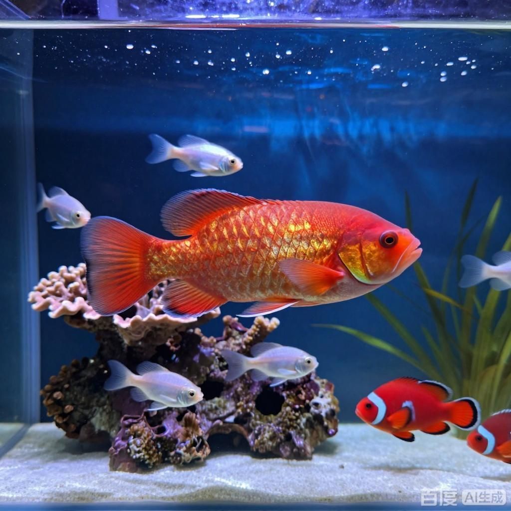 短身半福紅龍魚的最佳混養(yǎng)伙伴是什么，短身半福紅龍魚與哪些魚混養(yǎng)最和諧短身半福紅龍魚混養(yǎng)