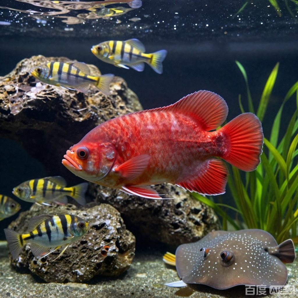 短身半福紅龍魚的最佳混養(yǎng)伙伴是什么，短身半福紅龍魚與哪些魚混養(yǎng)最和諧短身半福紅龍魚混養(yǎng)
