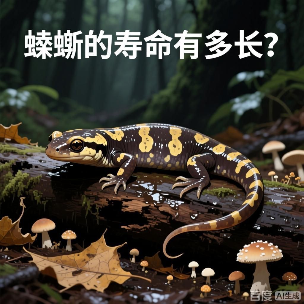 蠑螈的壽命有多長，蠑螈壽命主題的科普向插畫