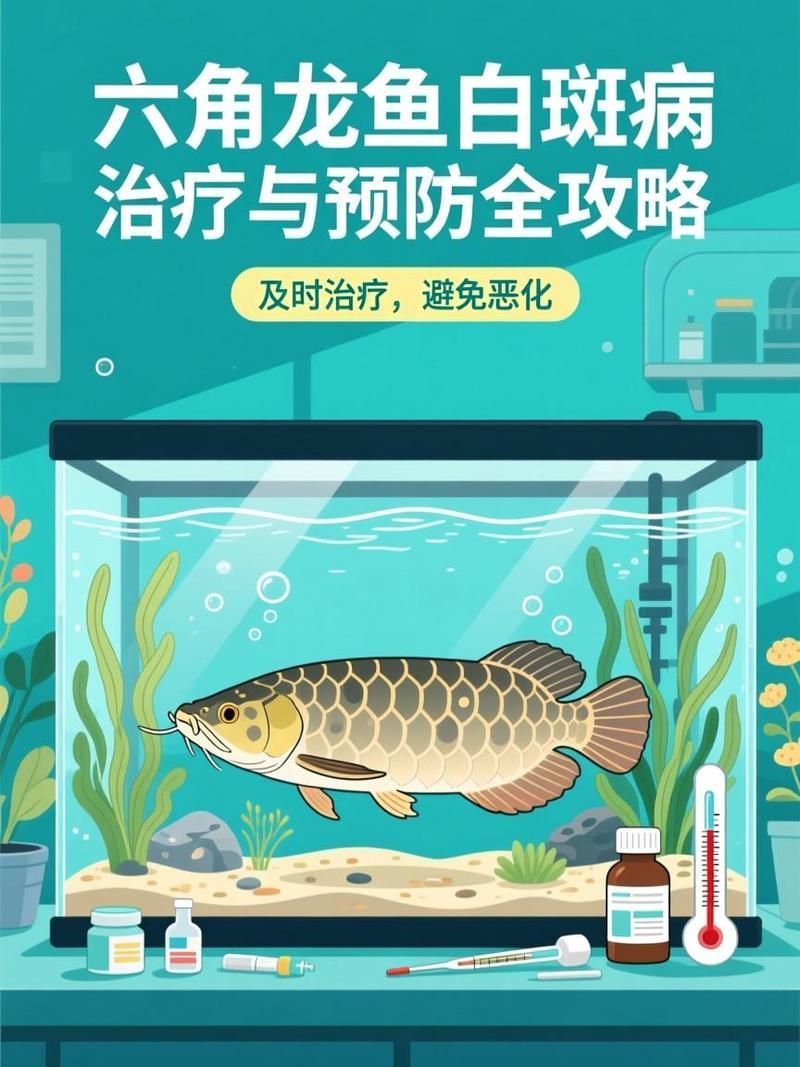 如何判斷六角龍魚白斑是否傳染，六角龍魚白斑病治療與預防全攻略