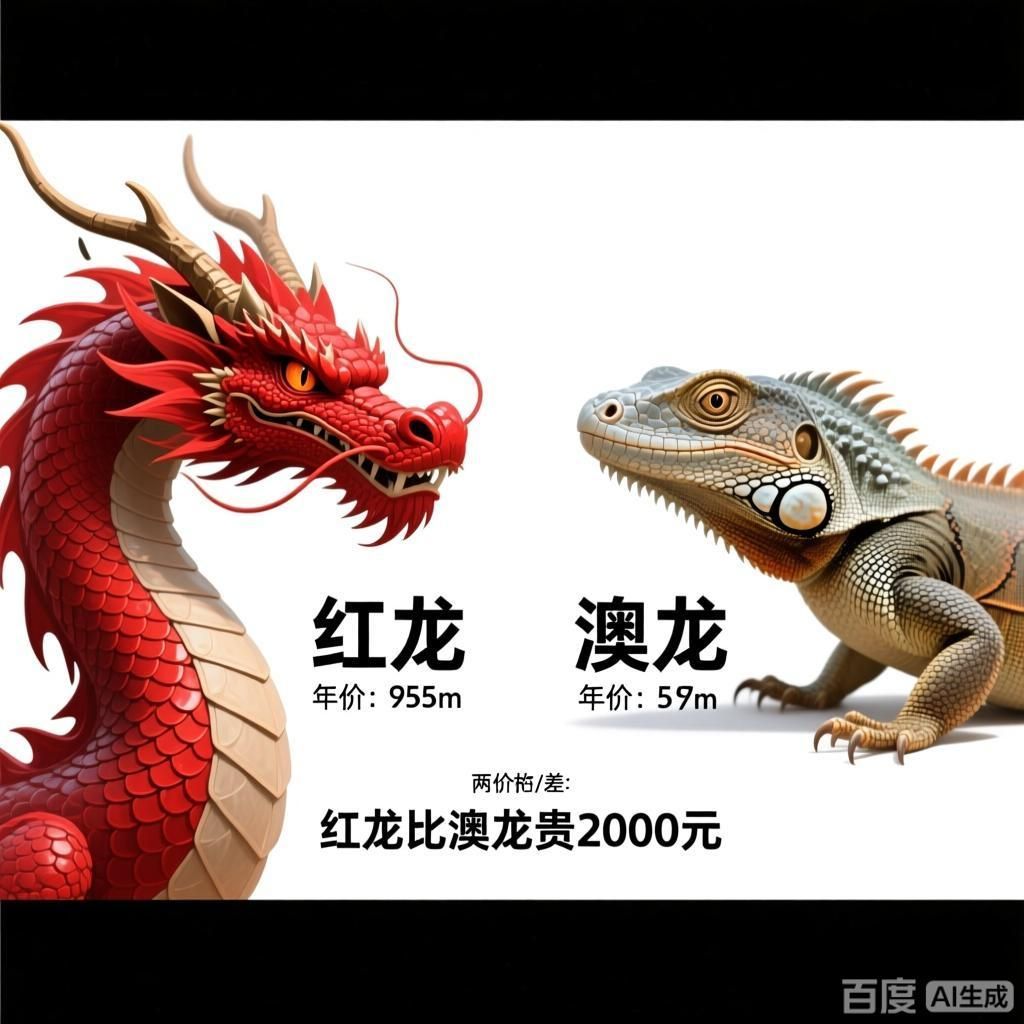 紅龍與澳龍價格對比，紅龍與澳龍哪個更受歡迎