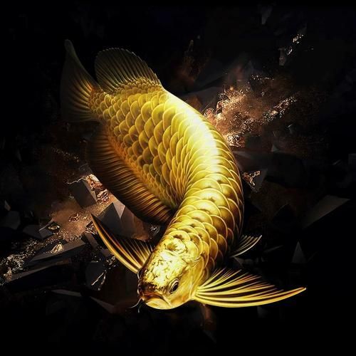 給我一些古典黑底和古典藍底金龍魚的圖片，古典黑底和古典藍底哪個更稀有，如何區分古典黑底和古典藍底金龍魚