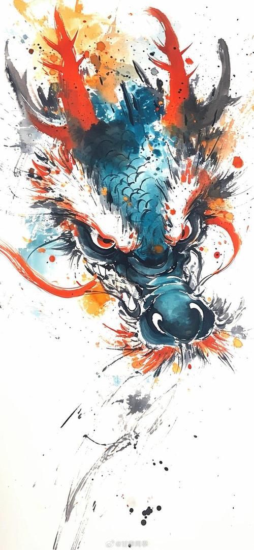 有沒有藝術化的龍水圖片推薦，故宮九龍吐水系列插畫系列插畫資源清單，藝術化龍水圖片