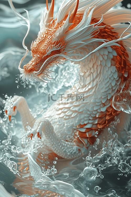 有沒有藝術化的龍水圖片推薦，故宮九龍吐水系列插畫系列插畫資源清單，藝術化龍水圖片