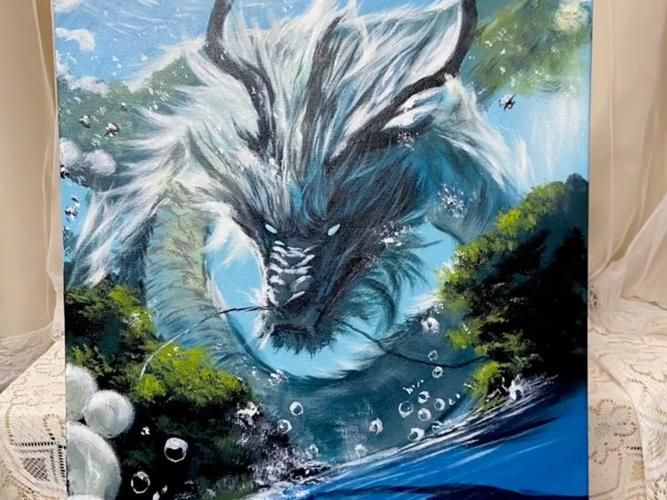 有沒有藝術化的龍水圖片推薦，故宮九龍吐水系列插畫系列插畫資源清單，藝術化龍水圖片