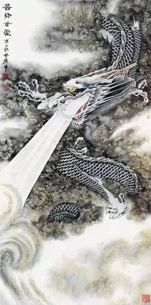 有沒有藝術化的龍水圖片推薦，故宮九龍吐水系列插畫系列插畫資源清單，藝術化龍水圖片