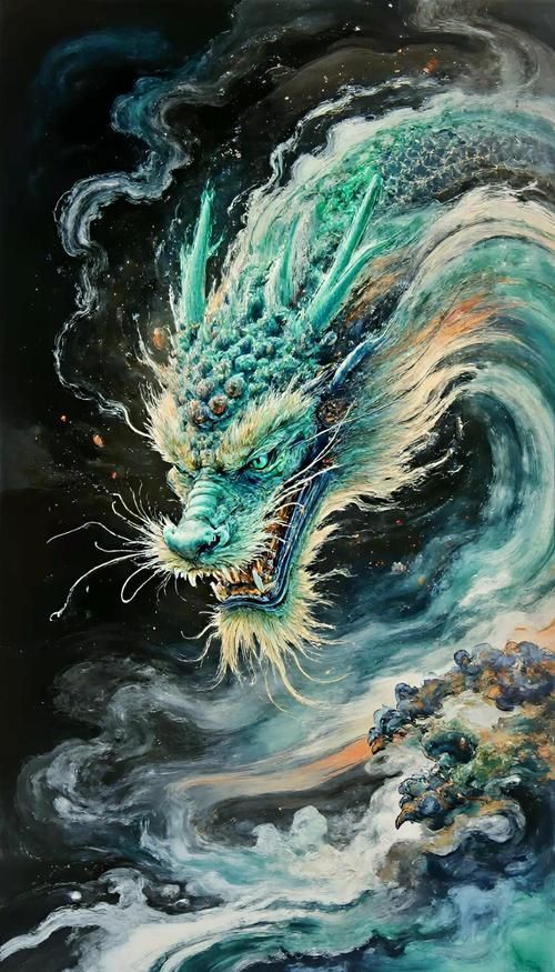 有沒有藝術化的龍水圖片推薦，故宮九龍吐水系列插畫系列插畫資源清單，藝術化龍水圖片