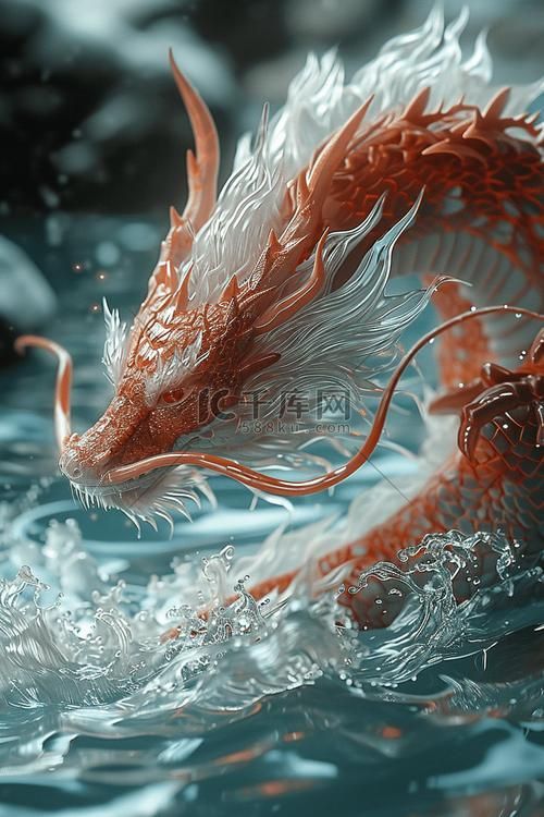 有沒有藝術化的龍水圖片推薦，故宮九龍吐水系列插畫系列插畫資源清單，藝術化龍水圖片