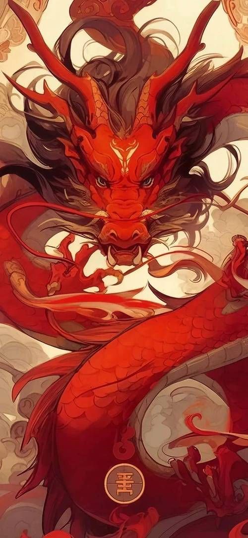 紅龍插畫藝術欣賞，紅龍插畫藝術欣賞與評價