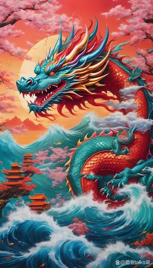 紅龍插畫藝術欣賞，紅龍插畫藝術欣賞與評價