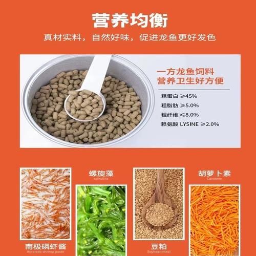 給我一些龍魚增色的食物圖片，魚增色食物富集昆蟲如蟋蟀、面包蟲為主