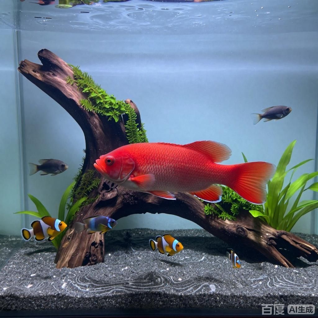 如何設置紅龍魚混養的視覺遮擋，紅龍魚混養的視覺遮擋