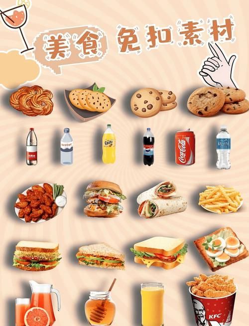 能否提供更詳細的食物配圖，專業級食物配圖