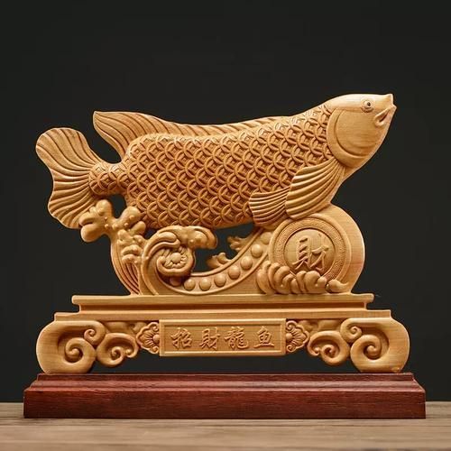 龍頭魚擺件圖片大全，流行的龍頭魚擺件哪個材質最好龍頭魚擺件招財進寶