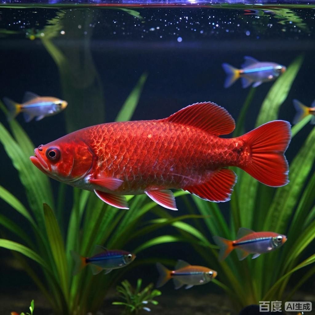 給我詳解一下紅龍魚的發色過程，紅龍魚發色過程圖解