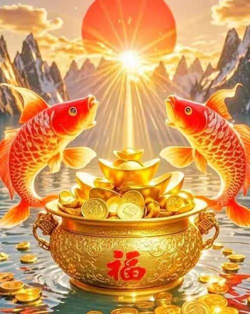 給我推薦一些聚財風水圖片，聚財風水圖片的寓意