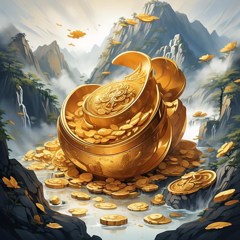 給我推薦一些聚財風水圖片，聚財風水圖片的寓意