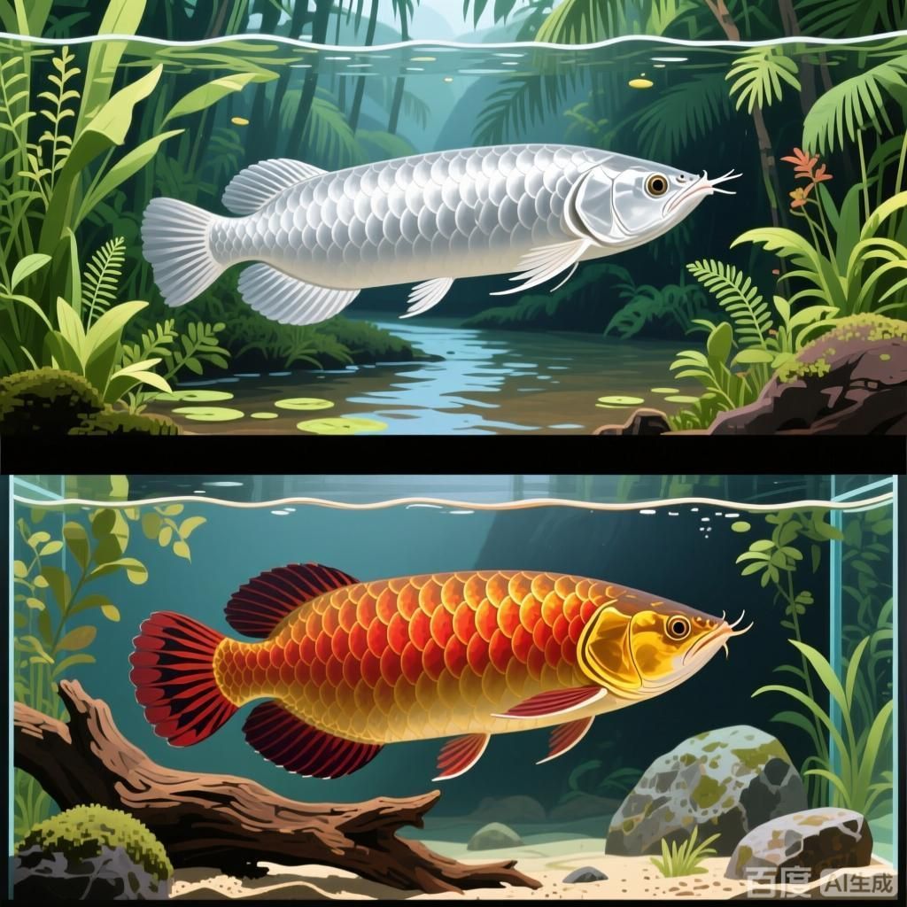 詳解銀龍魚和金龍魚的差異，銀龍魚和金龍魚哪個更稀有,銀龍魚和金龍魚的價格差異大嗎