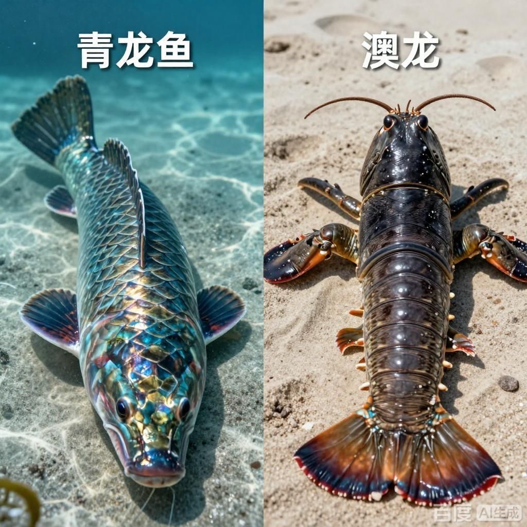 詳解青龍魚和澳龍的不同之處，青龍魚和澳龍的不同之處,青龍魚和澳龍的價格差異大嗎?