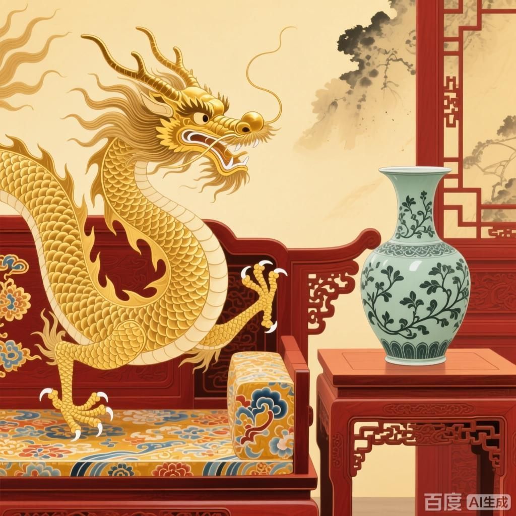 能否再詳細解釋金龍在東方文化中的地位，金龍在東方文化中有哪些具體典故
