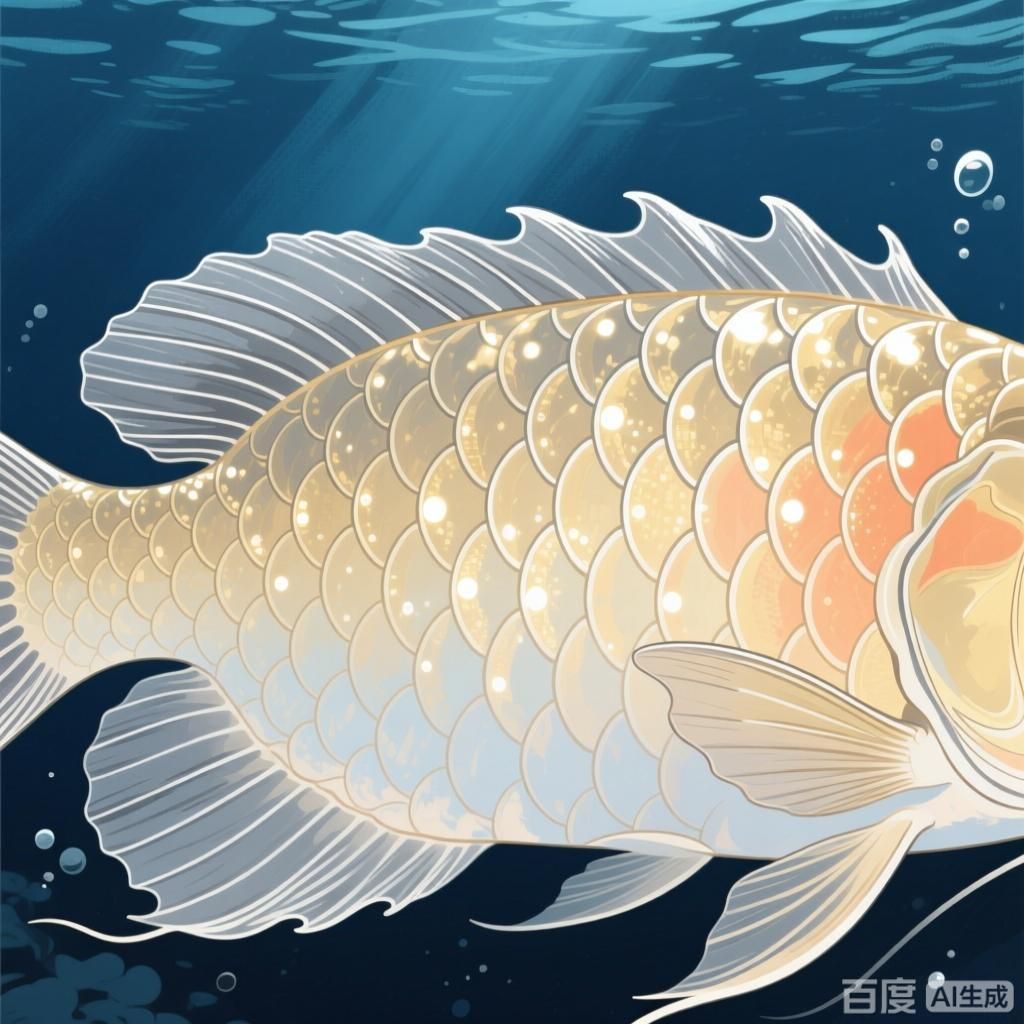 龍魚的鱗片如何畫才更生動？，魚的鱗片繪制技巧