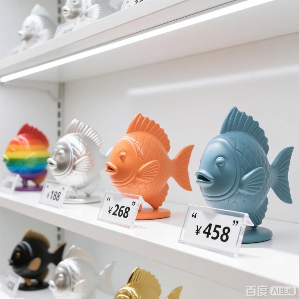 能否提供龍頭魚擺件不同顏色的價格對比，不同顏色的龍頭魚擺件有何差異，能否提供龍頭魚擺件不同材質的價格對比