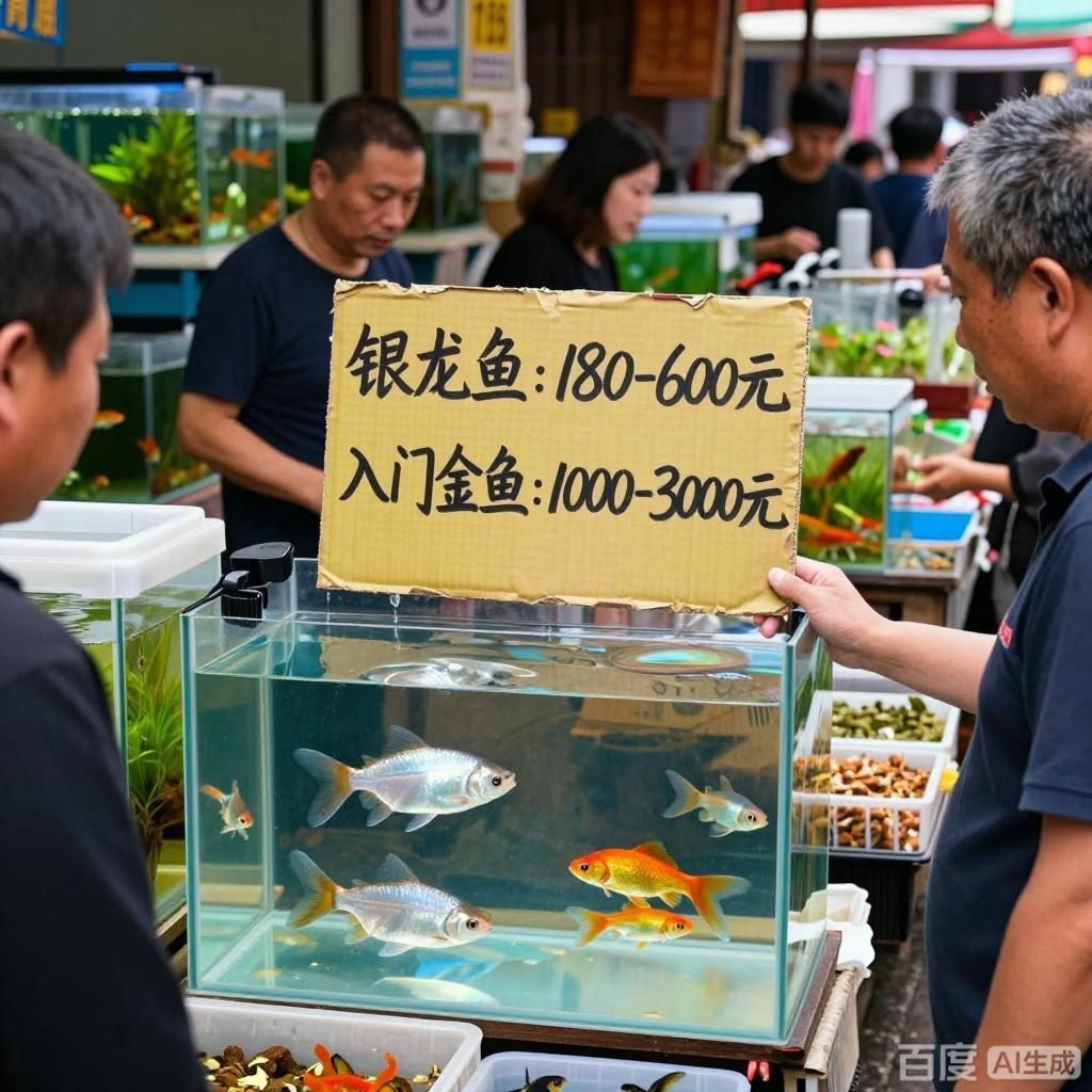 這些市場(chǎng)的龍魚(yú)價(jià)格范圍是多少，觀賞魚(yú)市場(chǎng)中的熱門(mén)選擇其價(jià)格因品種、大小和健康狀況而異