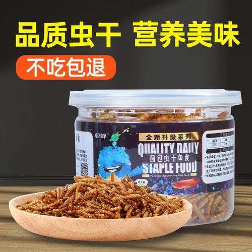 面包蟲作為龍魚餌料有哪些優點？，面包蟲作為龍魚餌料具有多個優點