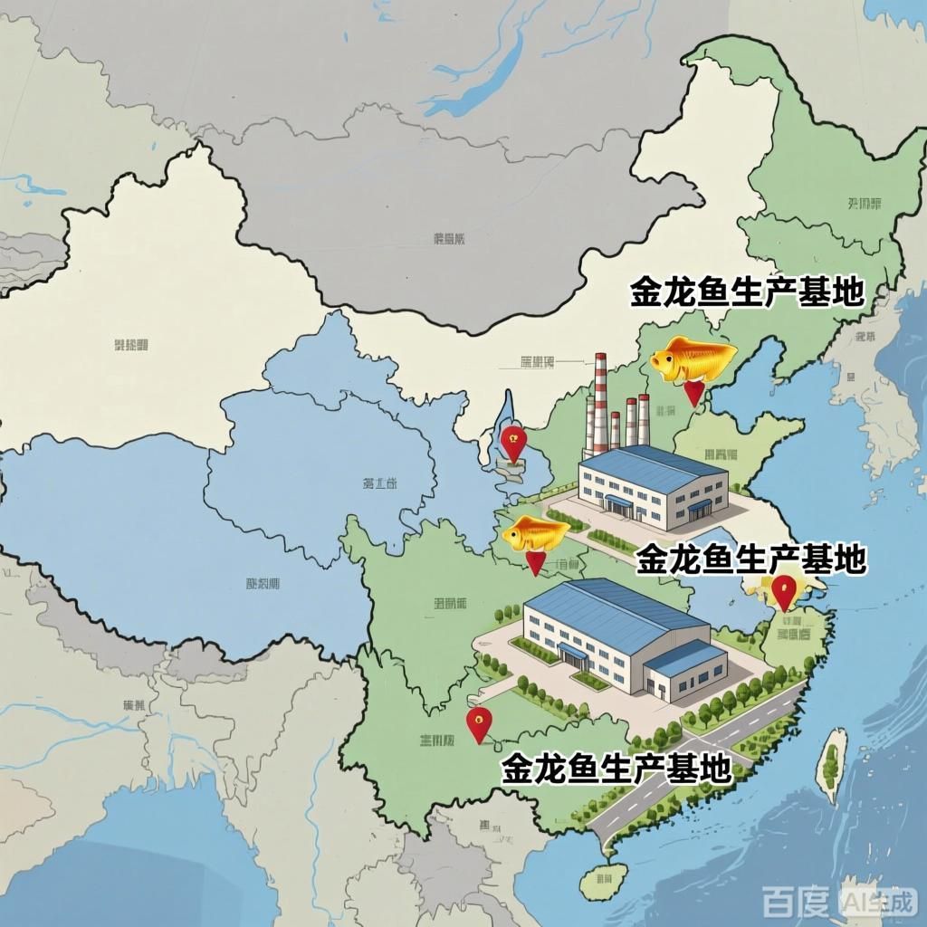 金龍魚的生產(chǎn)基地分布情況，金龍魚生產(chǎn)基地分布情況