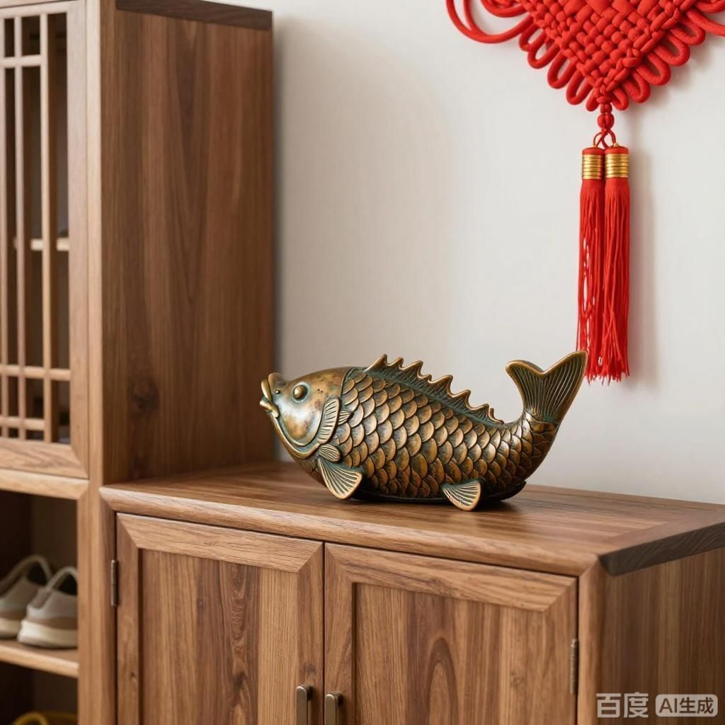 招財龍魚擺件如何選擇，如何選擇適合入戶玄關的招財龍魚擺件