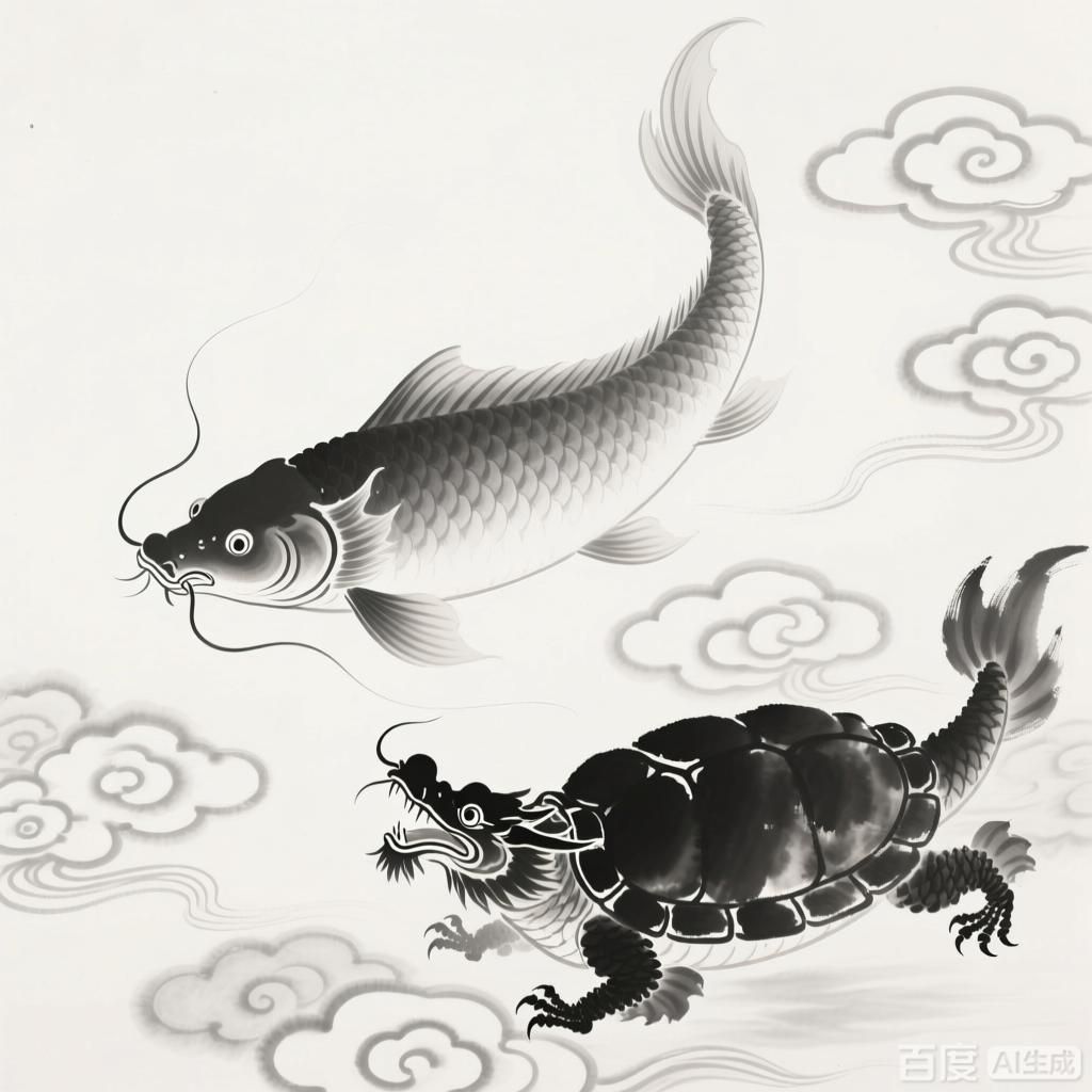 如何定制一幅鰲魚龍魚祥云圖？，一幅鰲魚龍魚祥云圖定制鰲魚龍魚祥云圖的寓意 如何定制一幅鰲魚龍魚祥云圖？，一幅鰲魚龍魚祥云圖定制鰲魚龍魚祥云圖的寓意 龍魚百科 第2張